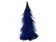 Novogodišnja dekoracija - Blue Feather Cone Xmas Tree slika 1