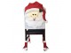 Novogodišnja navlaka za stolicu Deda Mraz SET 5K slika 1