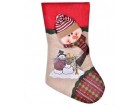 Novogodišnja ukrasna čarapa - Sneško Belić