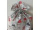 Novogodišnja vreća za poklone-motiv Deda Mraz slika 3
