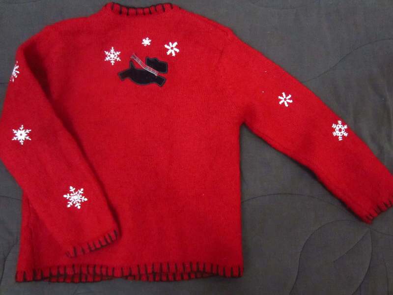 Novogodisnji džemper vuneni Polly Flinders