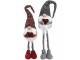 Novogodišnji ukras Deda Mraz sa podesivim nogama V96cm slika 1