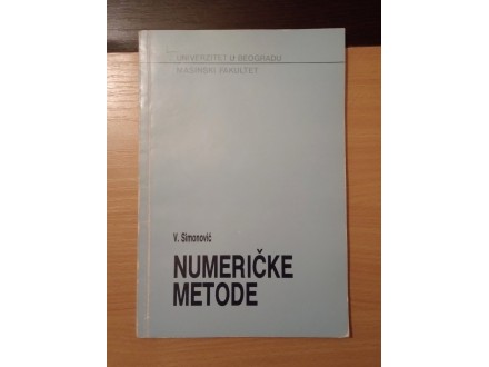 Numeričke metode - V. Simonović