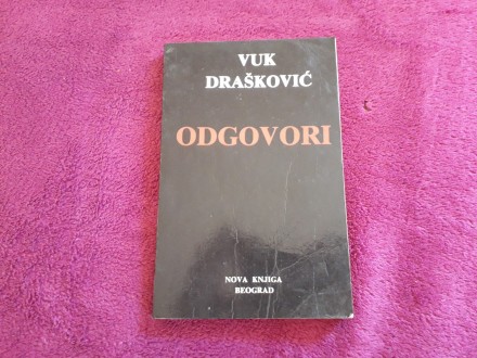 ODGOVORI  Vuk Drašković