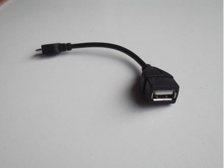 OTG kabl adapter USB A na micro USB crni