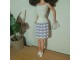 Odelo za barbike-belo ljubičasta cik cak haljina slika 1