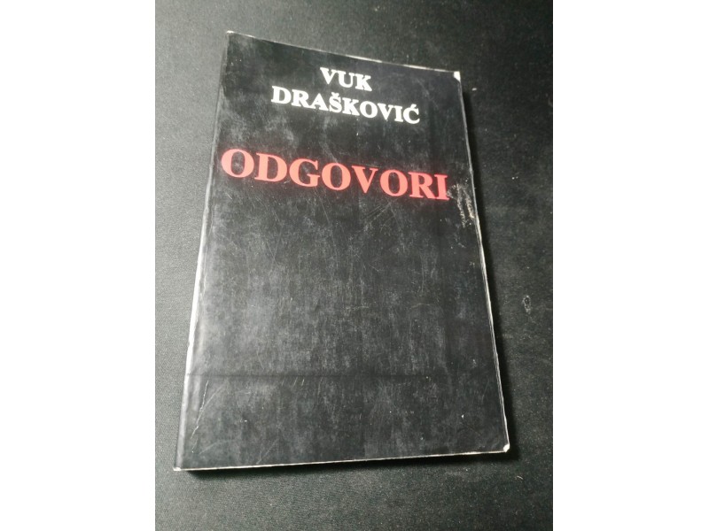 Odgovori Vuk Drašković