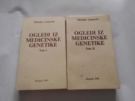 Ogledi iz medicinske genetike 1-2,Miroslav Lazarević
