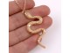 Ogrlica zmija zlatne boje slika 1