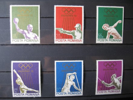 Olimpijada 1972 Serija Cisto**   (2970)