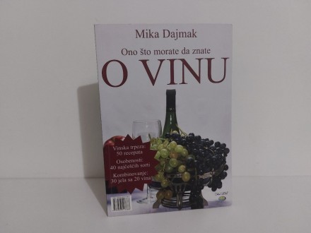 Ono što morate da znate o vinu - Mika Dajmak
