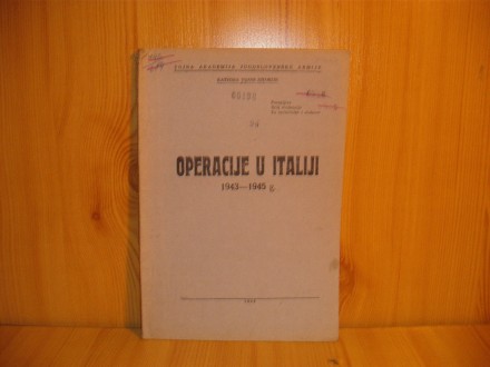 Operacije u Italiji 1943-1945
