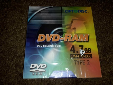 Optodisc DVD-RAM 4.7 GB , U CELOFANU (Type 2)