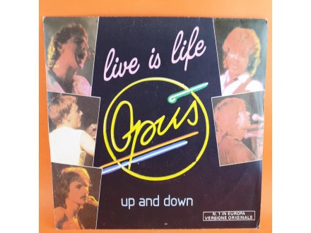 Opus ‎– Live Is Life, Single, Italy