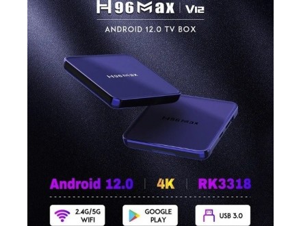 Original Android SMART TV Box H96 Max V12 - 2/16G