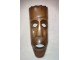 Originalna afrička drvena maska zidni ukras A2 slika 2