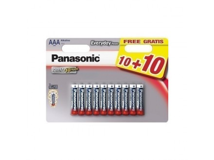 PANASONIC baterije LR03EPS/20BW-AAA 20 kom Alkalne Everyday