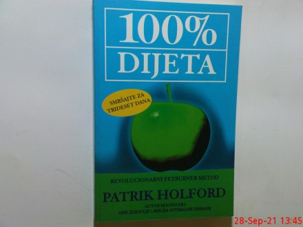 PATRIK HOLFORD - 100 % DIJETA