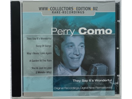 PERRY  COMO  -  THEY  SAY  IT`S  WONDERFUL