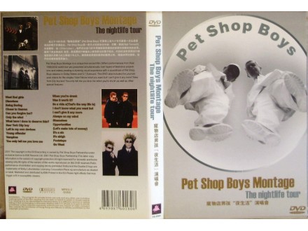 PET SHOP BOYS - MONTAGE - THE NIGHTLIFE TOUR - DVD