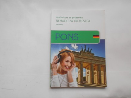 PONS Nemački za tri meseca, udžbenik,  klett