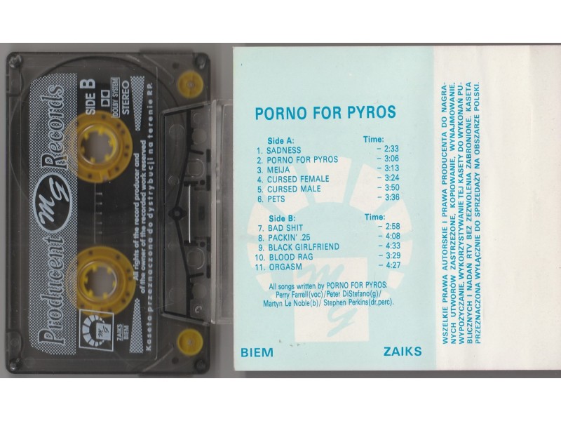 PORNO FOR PYROS - Porno For Pyros