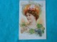 POSTCARD LITHOGRAPHY-lady-1900.g with grapes/XVII-43/ slika 1