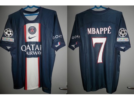 PSG dres 2022-23 Kylian Mbappe 7 (Liga šampiona)