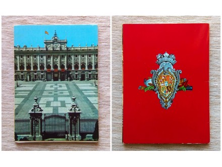 Palacio Real De Madrid - Blok razglednice `70god