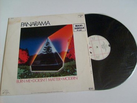 Panarama - Burn Me - MAXI SINGL