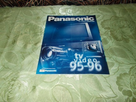 Panasonic TV/Video 1995/96 - katalog na nemackom jeziku