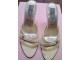 Papuče elegantne bele brenda N&;;N sa visokom potpeticom slika 2