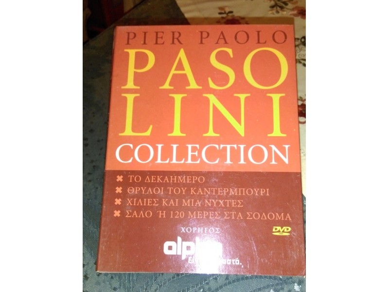 Pasolini Collection 4 dvd-a