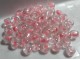 Perlice kašaste staklaste 4mm roze oko 200kom slika 1