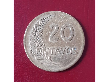 Peru 20 CENTAVOS 1963