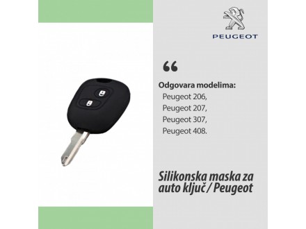 Peugeot, Silikonska maska za auto ključ
