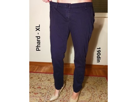 Phard ženske pantalone teget XL