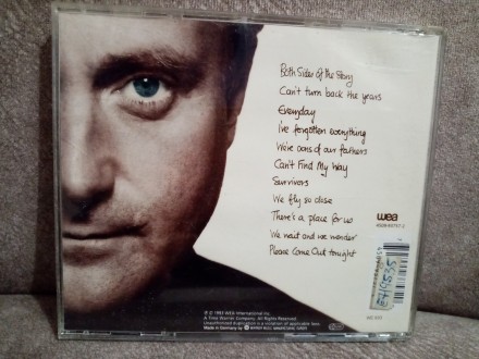 Phil Collins - Both Sides Original 1993