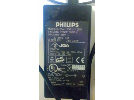 Philips adapter 12v-2,8a 33,6w