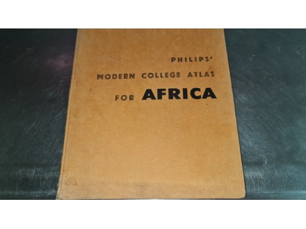 Philips` modern college atlas for Africa