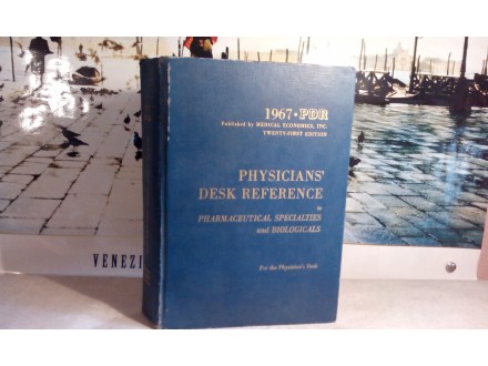 Physicians` desk reference to farmaceutical specialtie