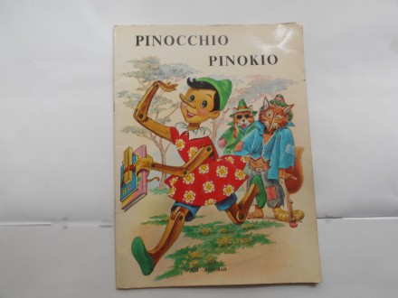 Pinokio, engleski i srpski, dramatizovana priča, nolit