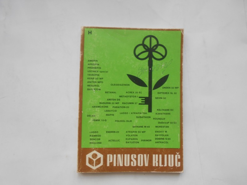 Pinusov ključ, kalendar zaštite  polj. kultura.,1979/80