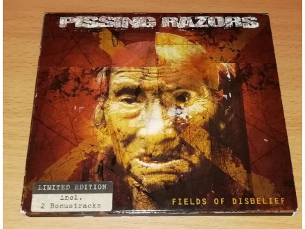 Pissing Razors ‎– Fields Of Disbelief (CD)
