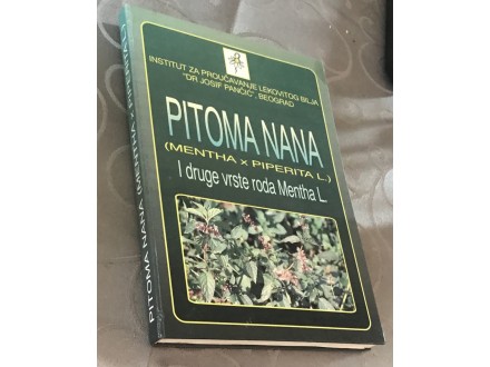 Pitoma Nana i druge vrste roda Mentha L.