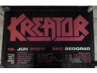 Plakat KREATOR (koncert 2007. god)