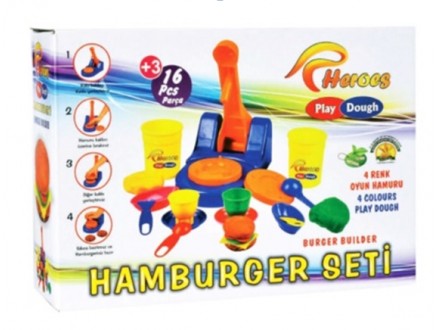 Plastelin SET - Napravi hamburger