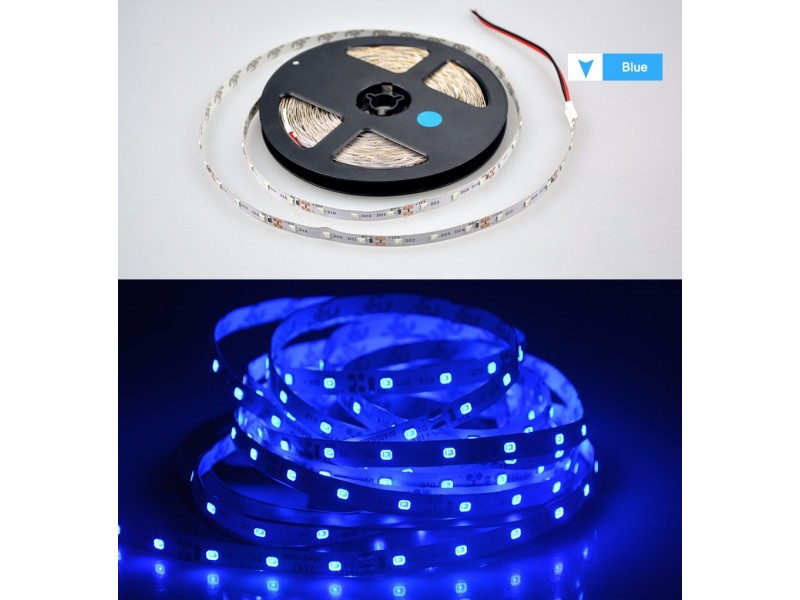 Plava LED traka sa napajanjem 5m