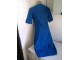 Plava poslovna haljina M slika 3