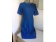 Plava poslovna haljina M slika 1